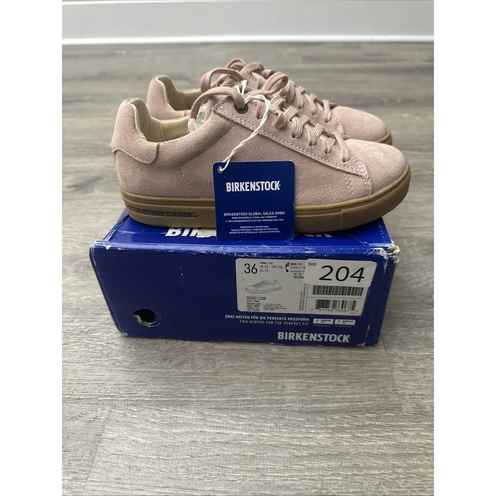 Birkenstock Bend Low Soft Pink Women's 5 EUR 36 Gum Bottom